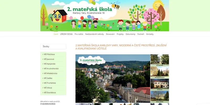 2MSKV - Webové stránky sdružení 9 mateřských školek  pro vujo.cz